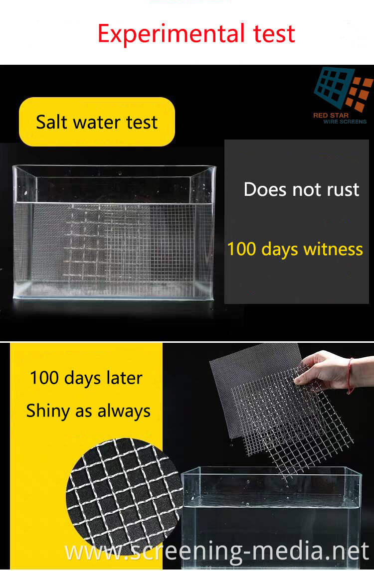 Various types of steel wire mesh